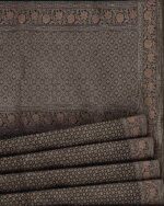 Women Floral Woven Banarasi Katan Silk Saree - Image 2