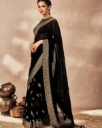 Embellished Georgette Saree - Image 2