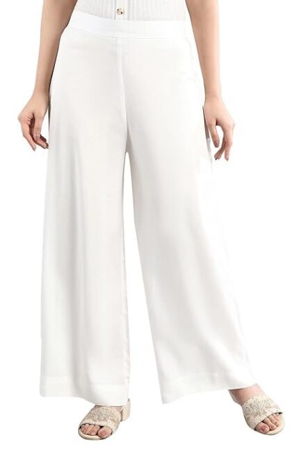 Strechable Palazzo Slim Fit Pants for Women | Ankle Length Palazzo Pants for Women