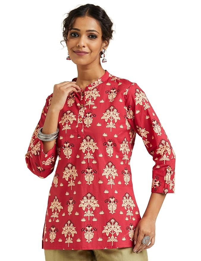 81S+urE-bKL._SY879_ Women Cotton Kurta - Image 1