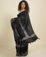 Cotton Saree with Tassels - Image 3