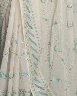 Embroidered Georgette Saree - Image 2