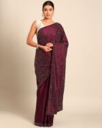 Women Embroidery & Embellished Saree with Blouse Piece