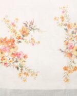 Women Floral Print Saree with Tassels - Image 5