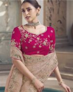 Women Premium Fashion Ethnic Traditional Saree - Image 2