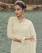 Women Premium Fashion Ethnic Traditional Saree - Image 2