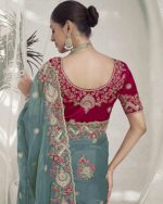 Women Premium Fashion Ethnic Saree - Image 3